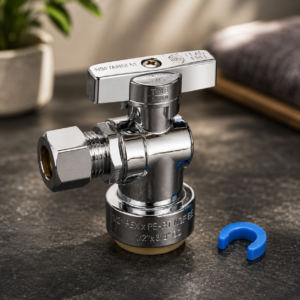 1/2 x 3/8 Compression Angle Stop Valve